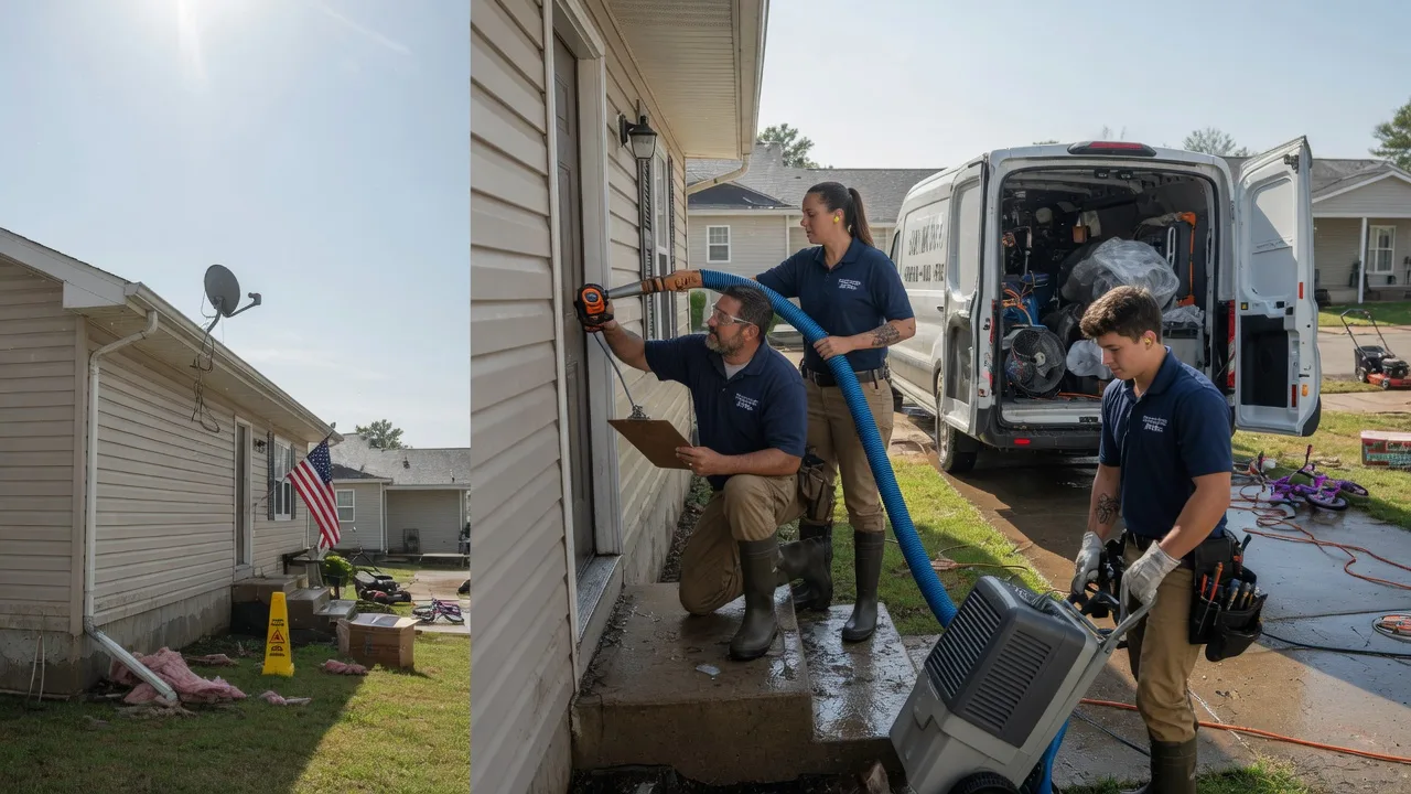 Ceiling Water Damage Restoration in Baden, PA near me